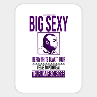 Blaxit 2023 Tour Poster Sticker